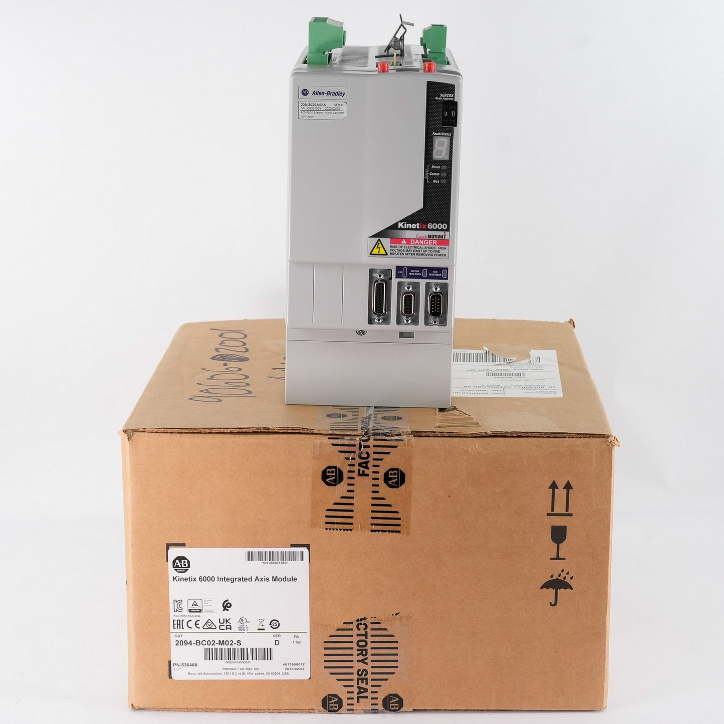 Allen Bradley 2094-BC02-M02-S /D Kinetix 6000 Integrated Axis Module - Open Box
