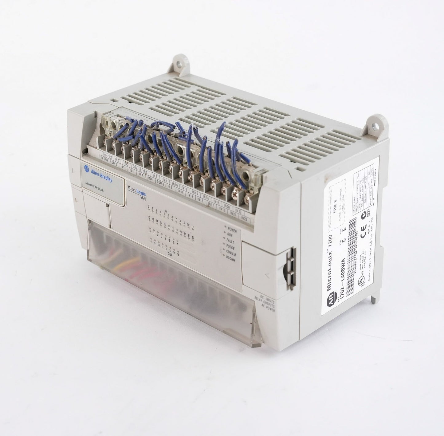 Allen Bradley 1762-L40BWA /C Rev E MicroLogix 1200 PLC Controller 1762L40BWA