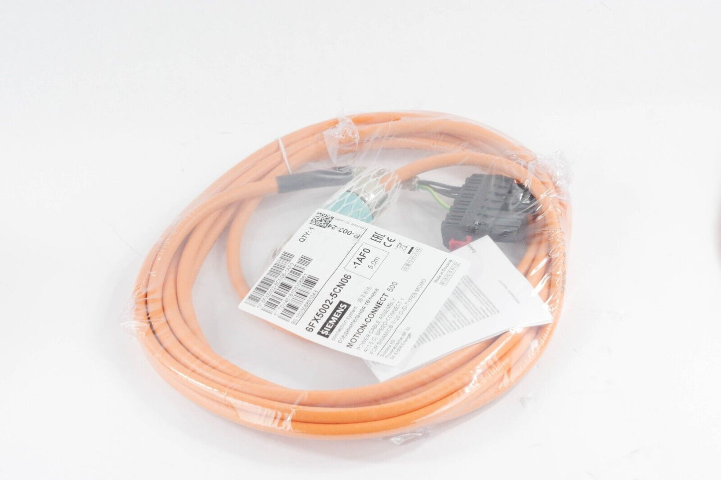 Siemens 6FX5002-5CN06-1AF0 / 6FX50025CN061AF0 MOTION-CONNECT 500 POWER CABLE