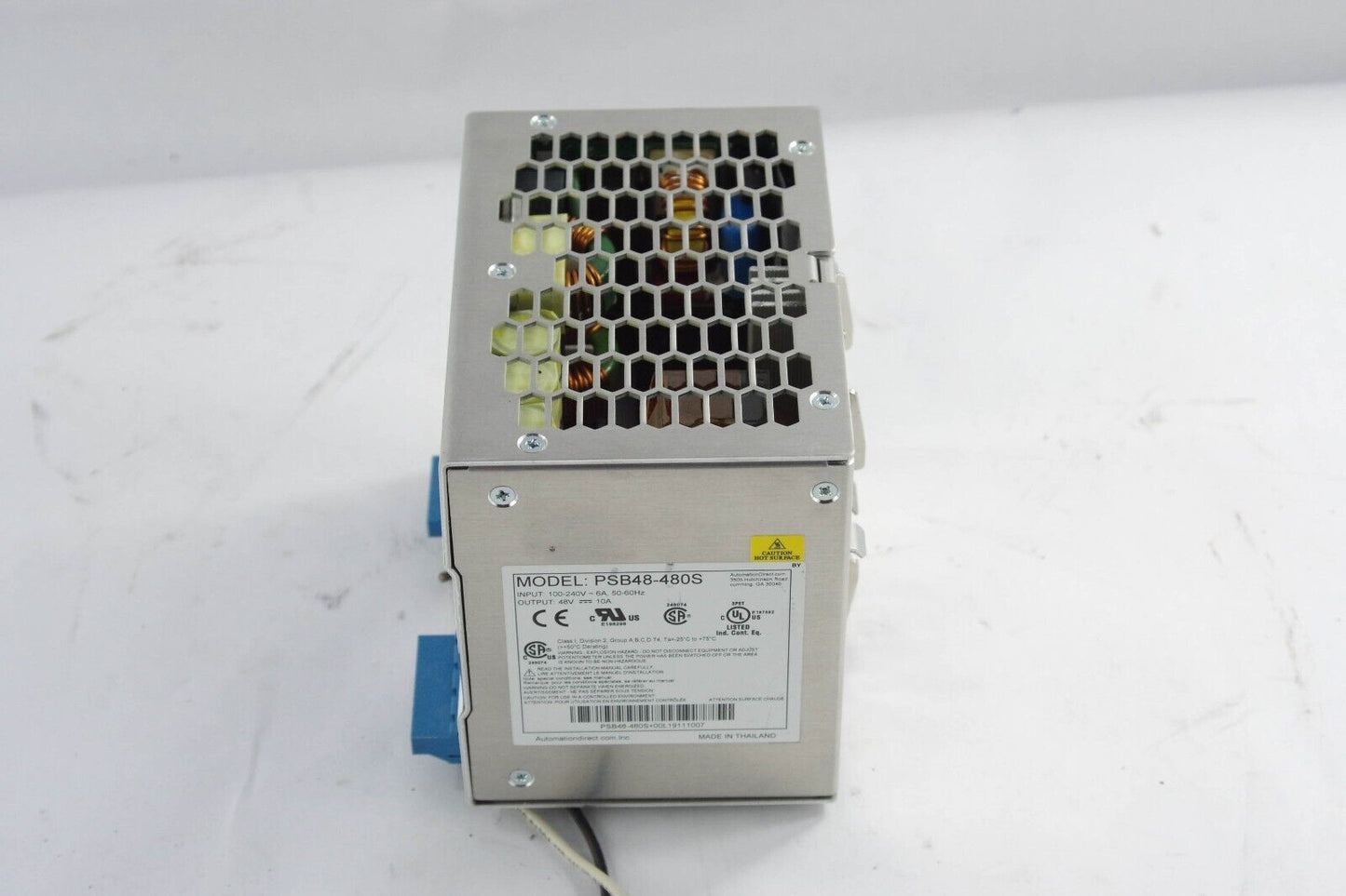 Automation Direct PSB48-480S Rhino Switching Power Supply 48VDC 10A Output