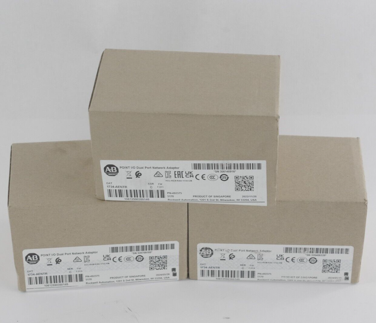 Allen Bradley 1734-AENTR SER C Point I/O Dual Port Adaptor Module 2023 Sealed