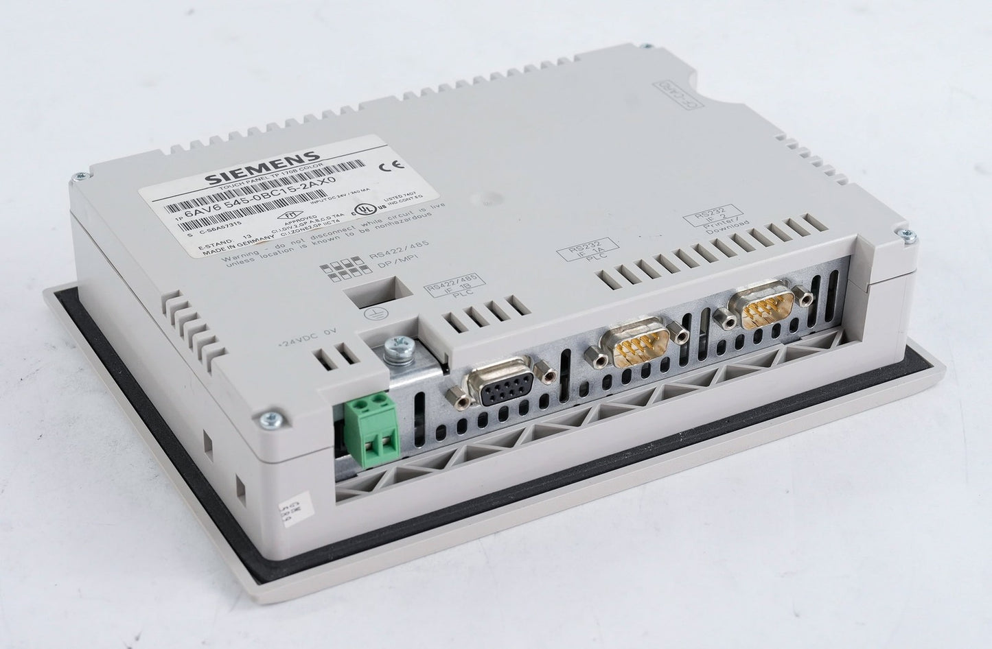Siemens 6AV6545-0BC15-2AX0 Touch Panel TP 170B Color Display 24V