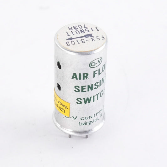 G-V Controls FSX-3103 Air Flow Sensing Switch 115N01T 7038 Lightly Used