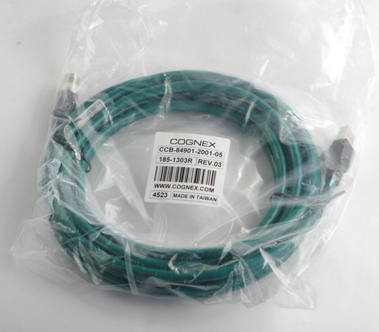 Cognex CCB-84901-2001-05 X Code M12X8 TO RJ45 Cable 185-1303R