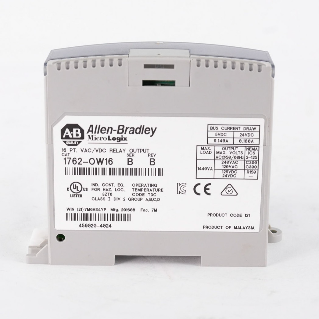 Allen Bradley 1762-OW16 /B MicroLogix 16-Point Relay Output Module 1762OW16