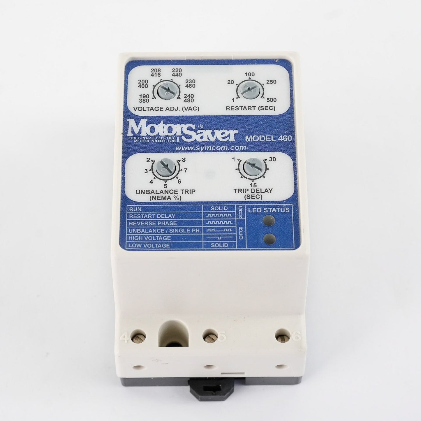 Motor Saver Model 460 Electric Motor Protector 190-480VAC 50/60Hz