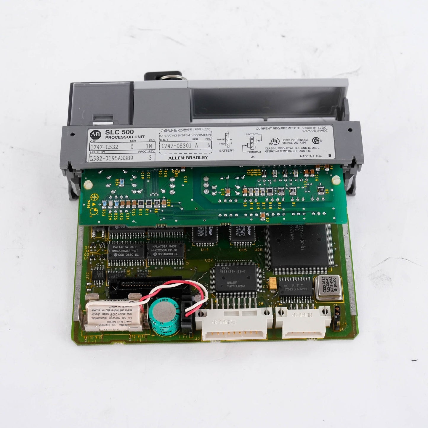 Allen Bradley 1747-L532 SLC 500 5/03 CPU Processor 16K Memory 1747L532 Module