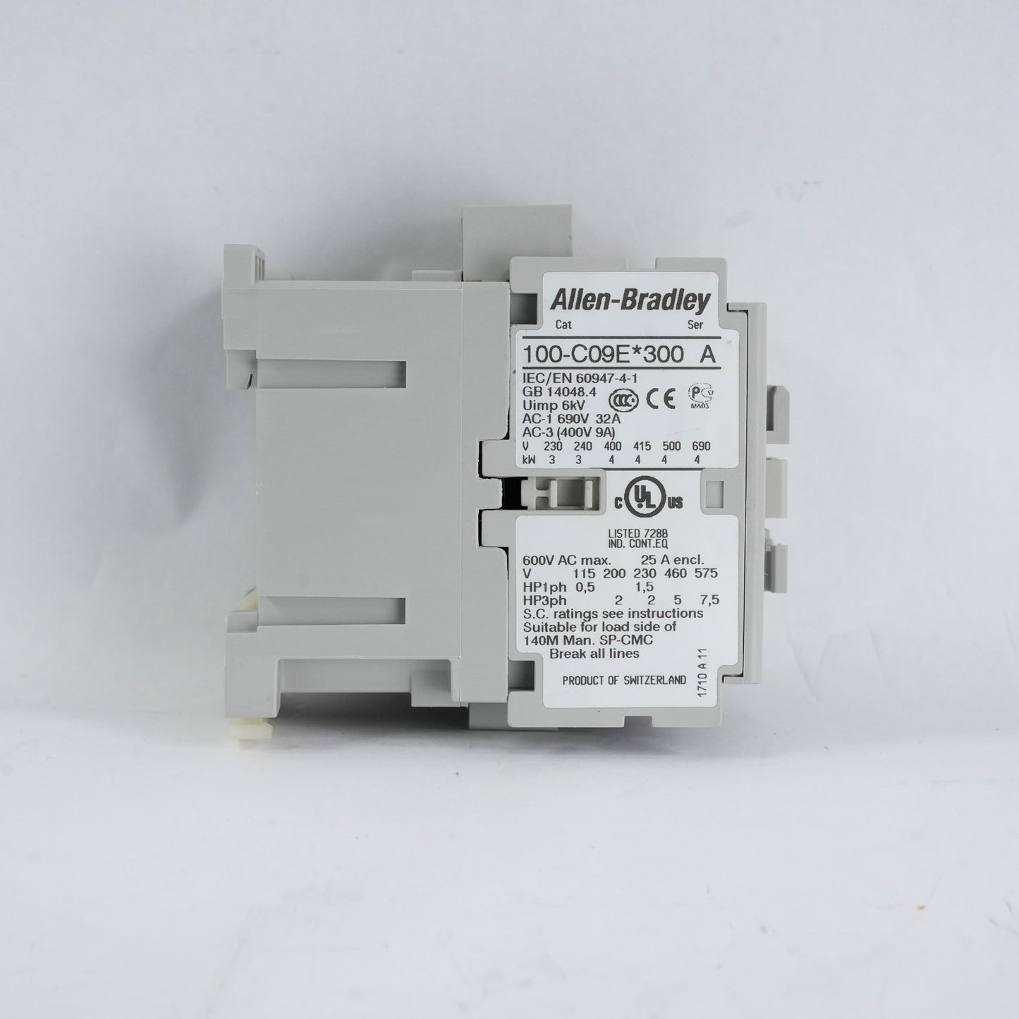 Allen Bradley 100-C09EJ300 /A Contactor 24VDC 100-C09E*300 - Open Box