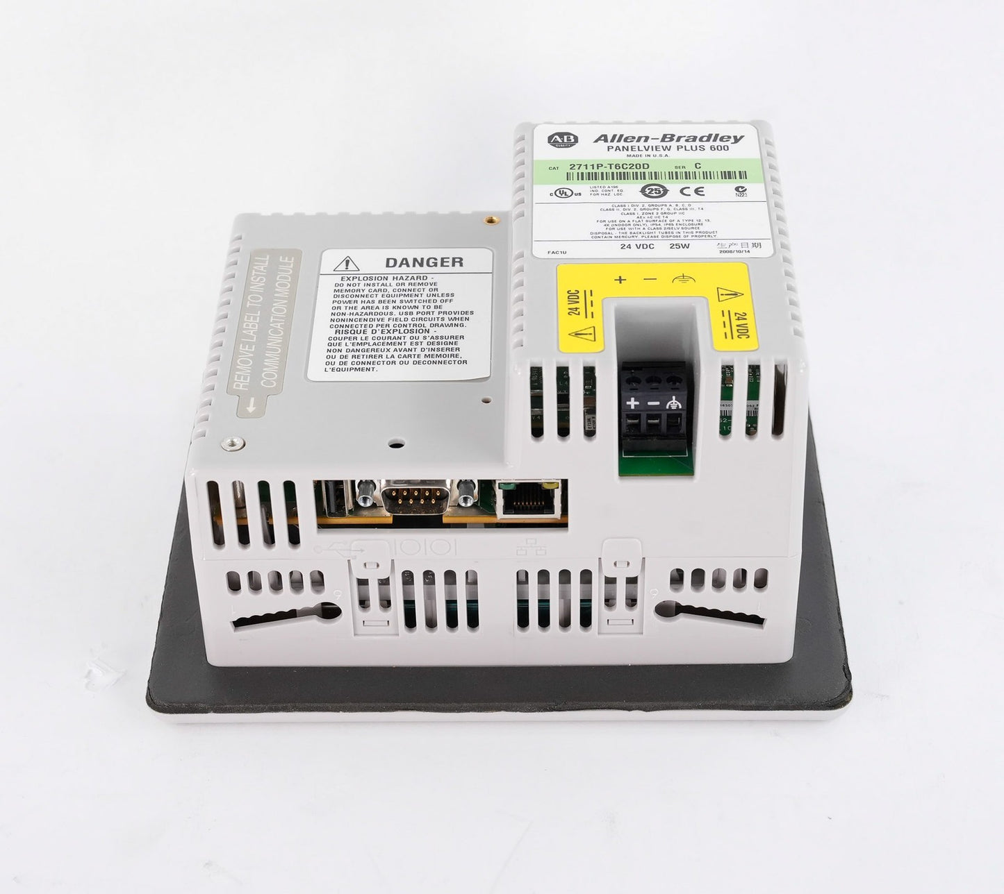 Allen Bradley 2711P-T6C20D /C PanelView Plus 600 Color Touch 2711PT6C20D