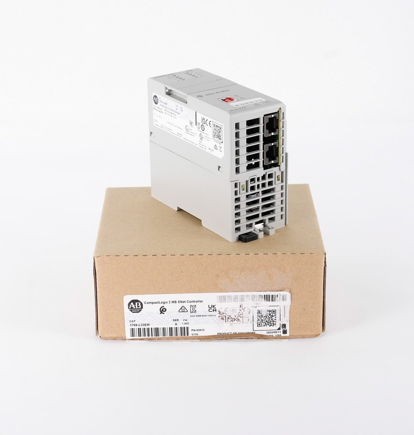 Allen Bradley 1769-L33ER /A CompactLogix 5370 Controller 2MB ENet - Open Box