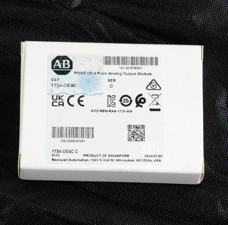 Allen Bradley 1734-OE4C Ser C Point I/O 4-Point Output Module Sealed Surpus