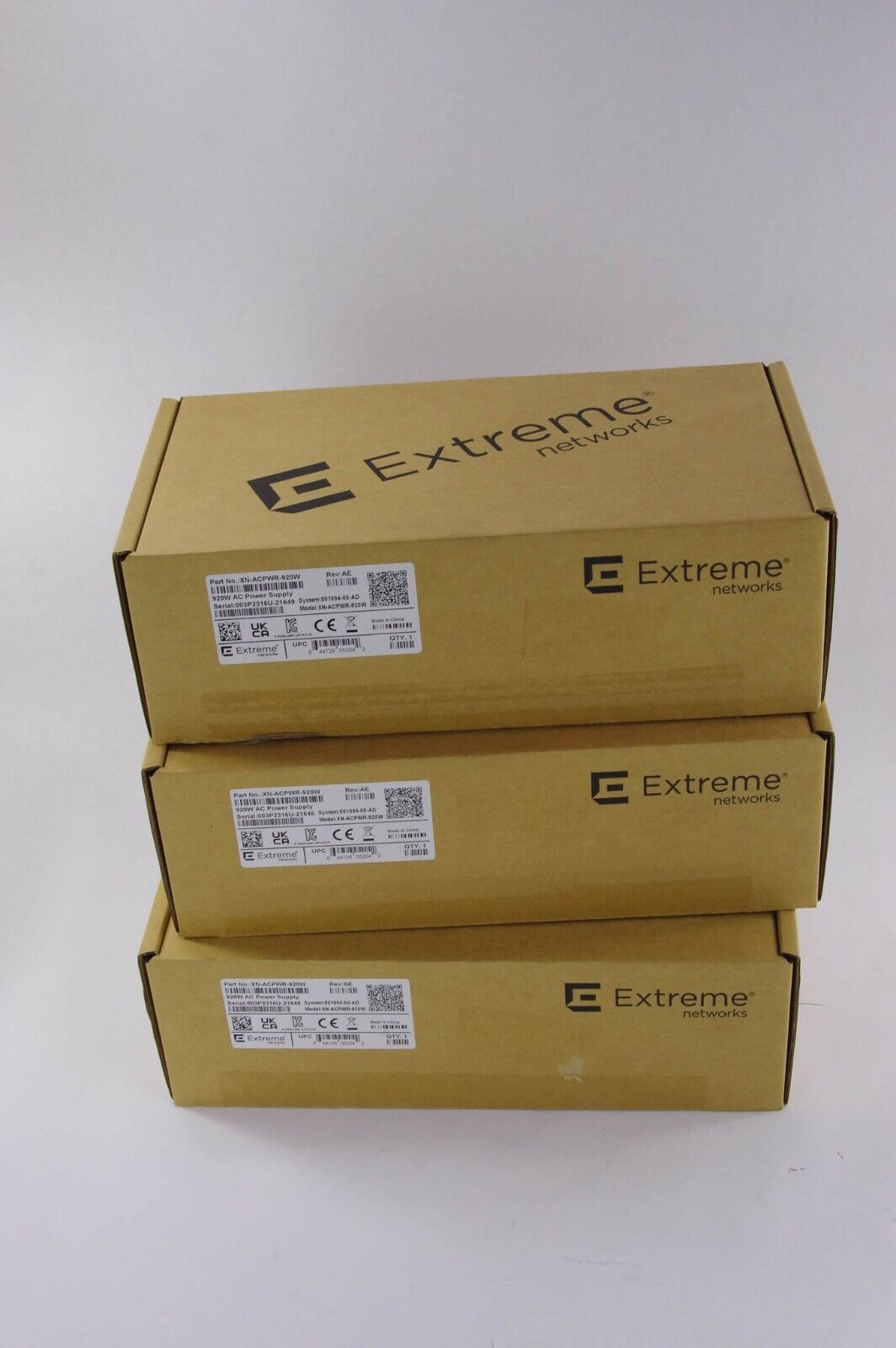 Extreme Networks XN-ACPWR-920W AC Power Supply 920W