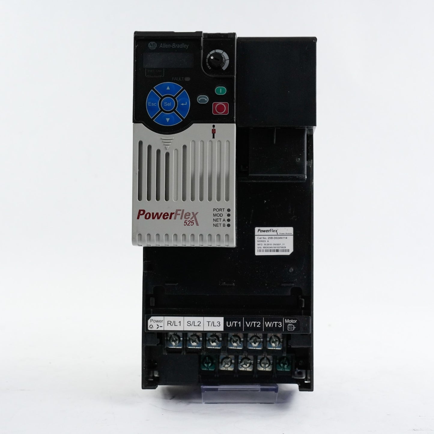 Allen Bradley 25B-D024N114 /A PowerFlex 525 480V 3-Phase 24A 15HP AC Drive