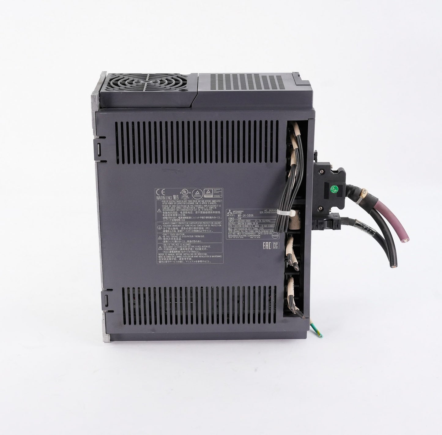 Mitsubishi Electric MR-J4-500A AC Servo Drive 5kW 3-Phase 200-240V MRJ4500A