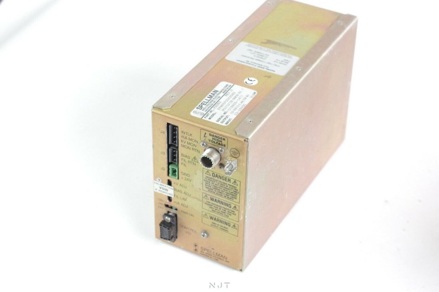 Spellman High Voltage 20W X-Ray Generator X2063 REV.D EMP65P20X2063