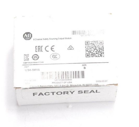 ALLEN BRADLEY 1734-OB8S / 1734OB8S Ser B  POINT I/O SAFETY OUTPUT MODULE