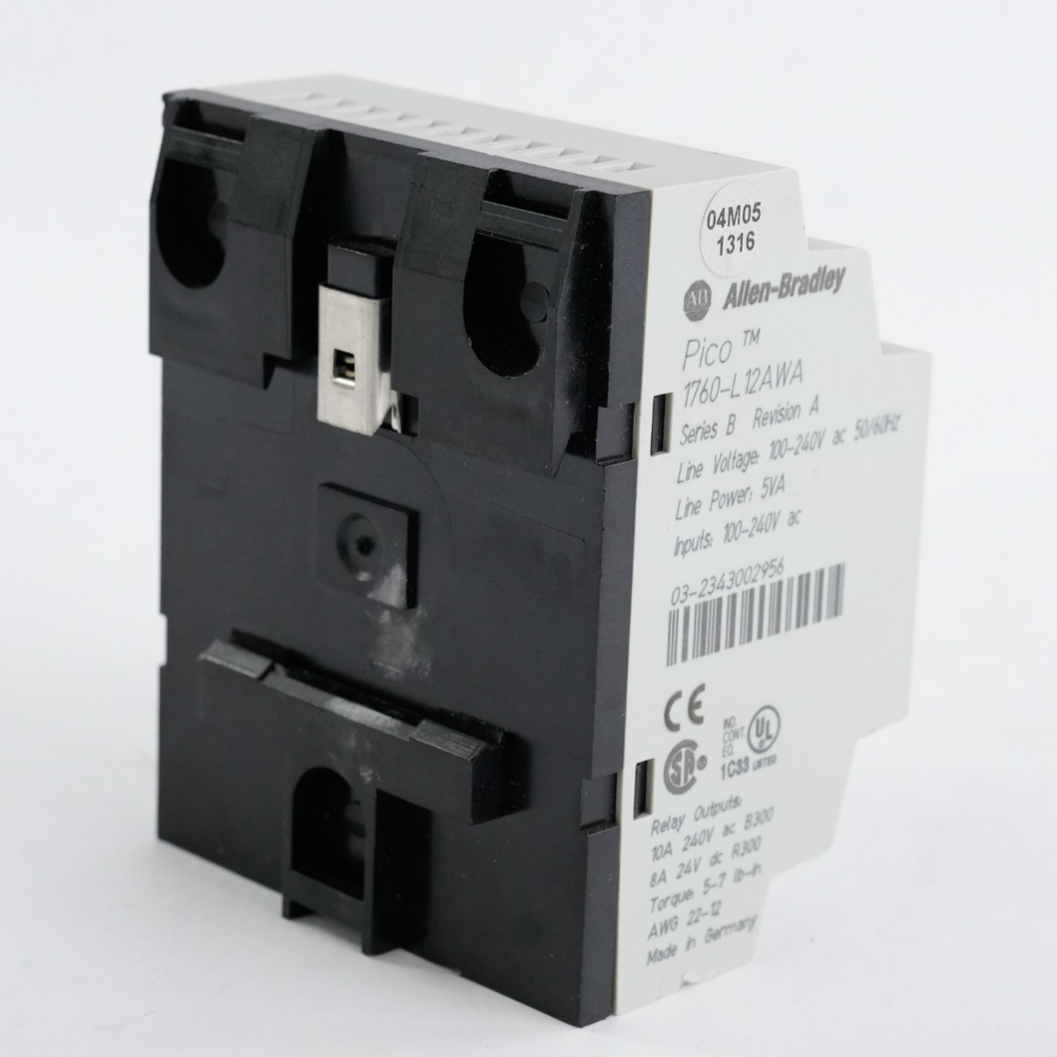 Allen Bradley 1760-L12AWA /B Rev A Pico Controller 120-240VAC 50/60Hz 1760L12AWA