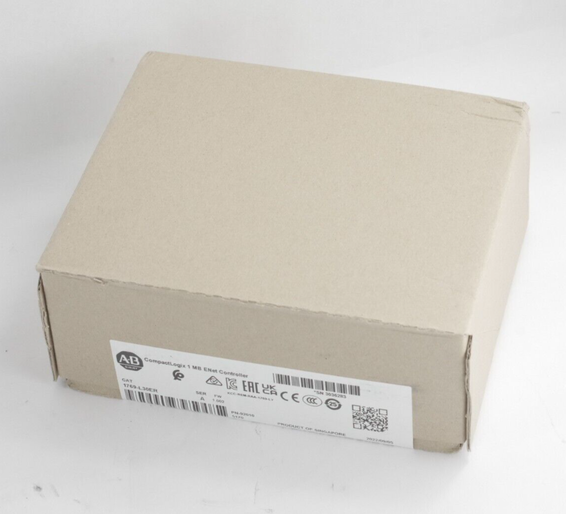 2022 Allen Bradley 1769-L30ER SER A CompactLogix ENet Controller Sealed Surplus