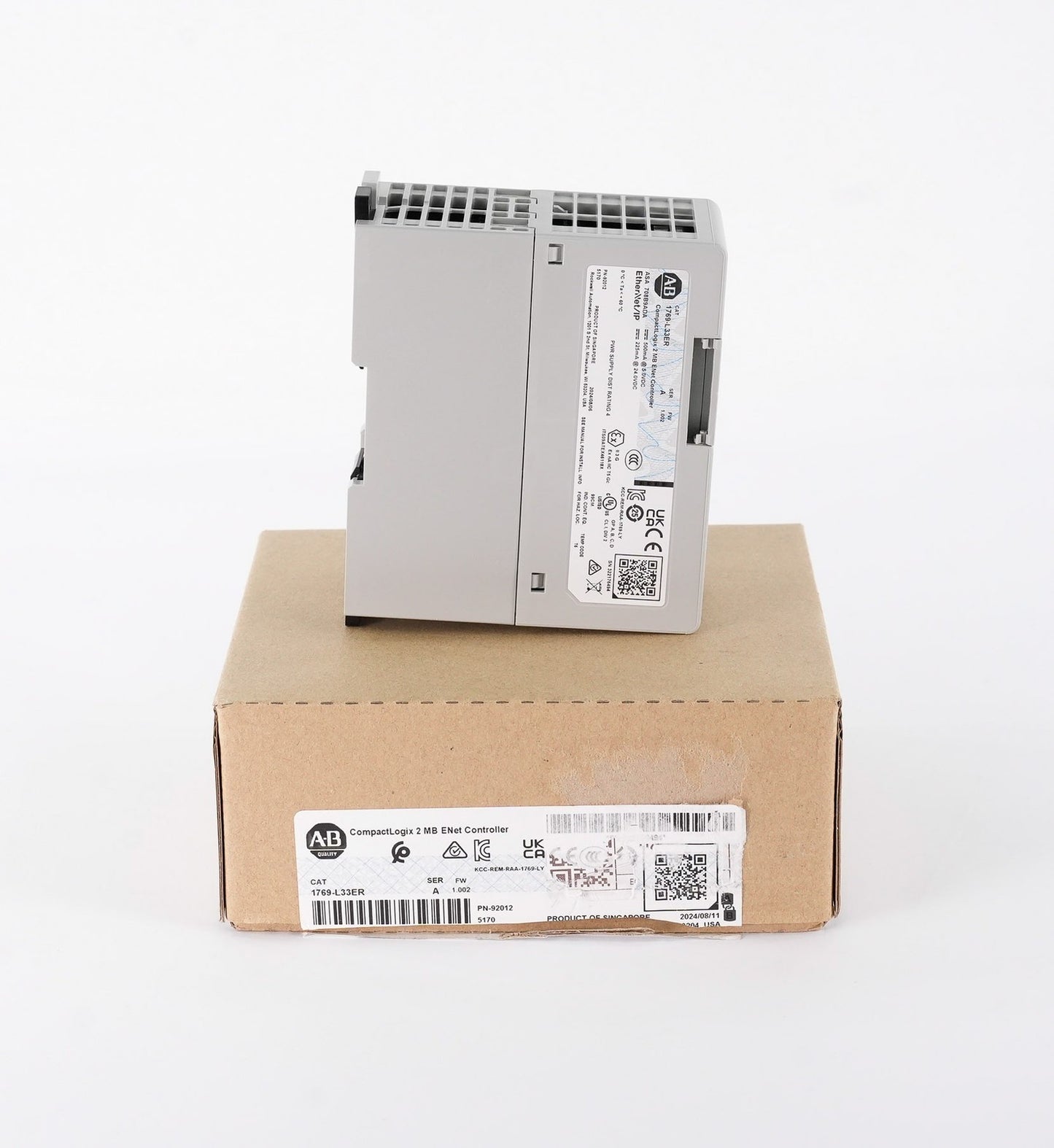 Allen Bradley 1769-L33ER /A CompactLogix 5370 Controller 2MB ENet - Open Box