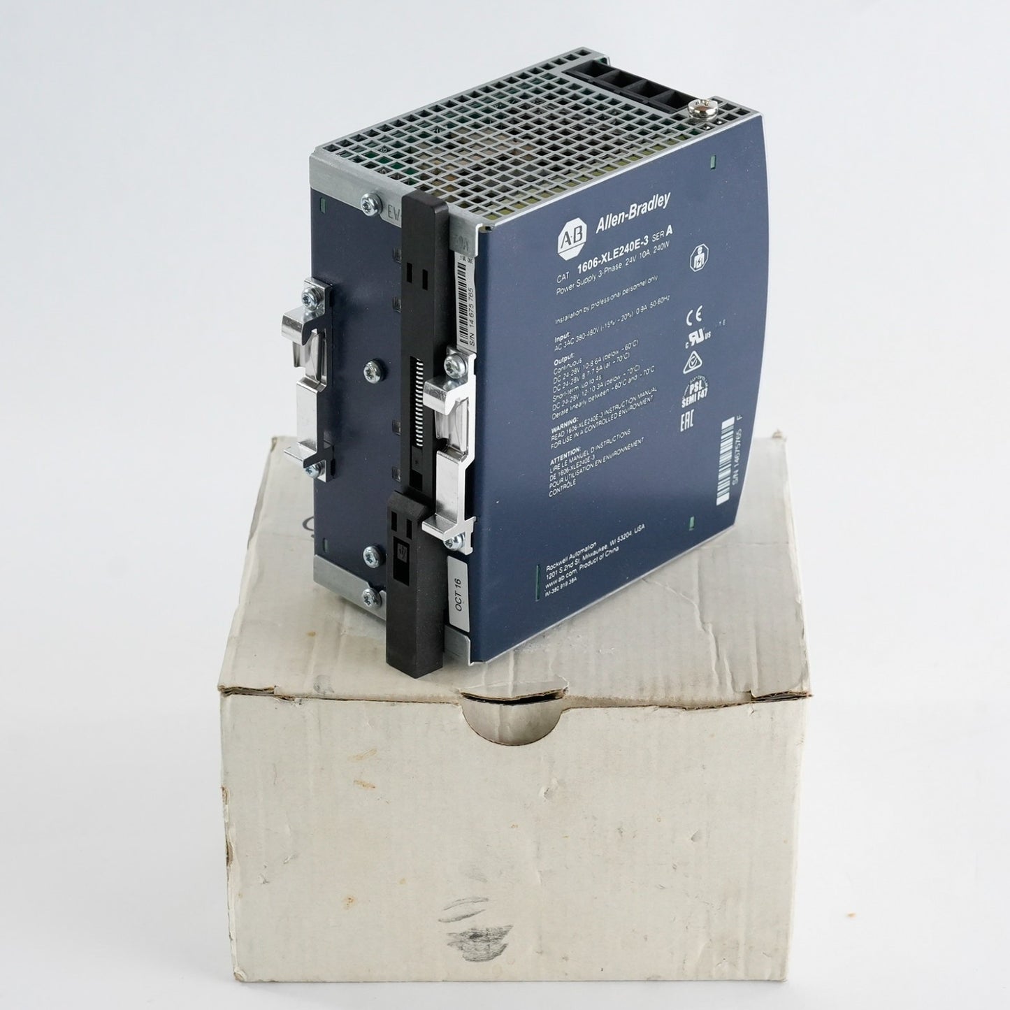 Allen Bradley 1606-XLE240E-3 /A Power Supply 3-Phase 24V 10A 240W - Open Box