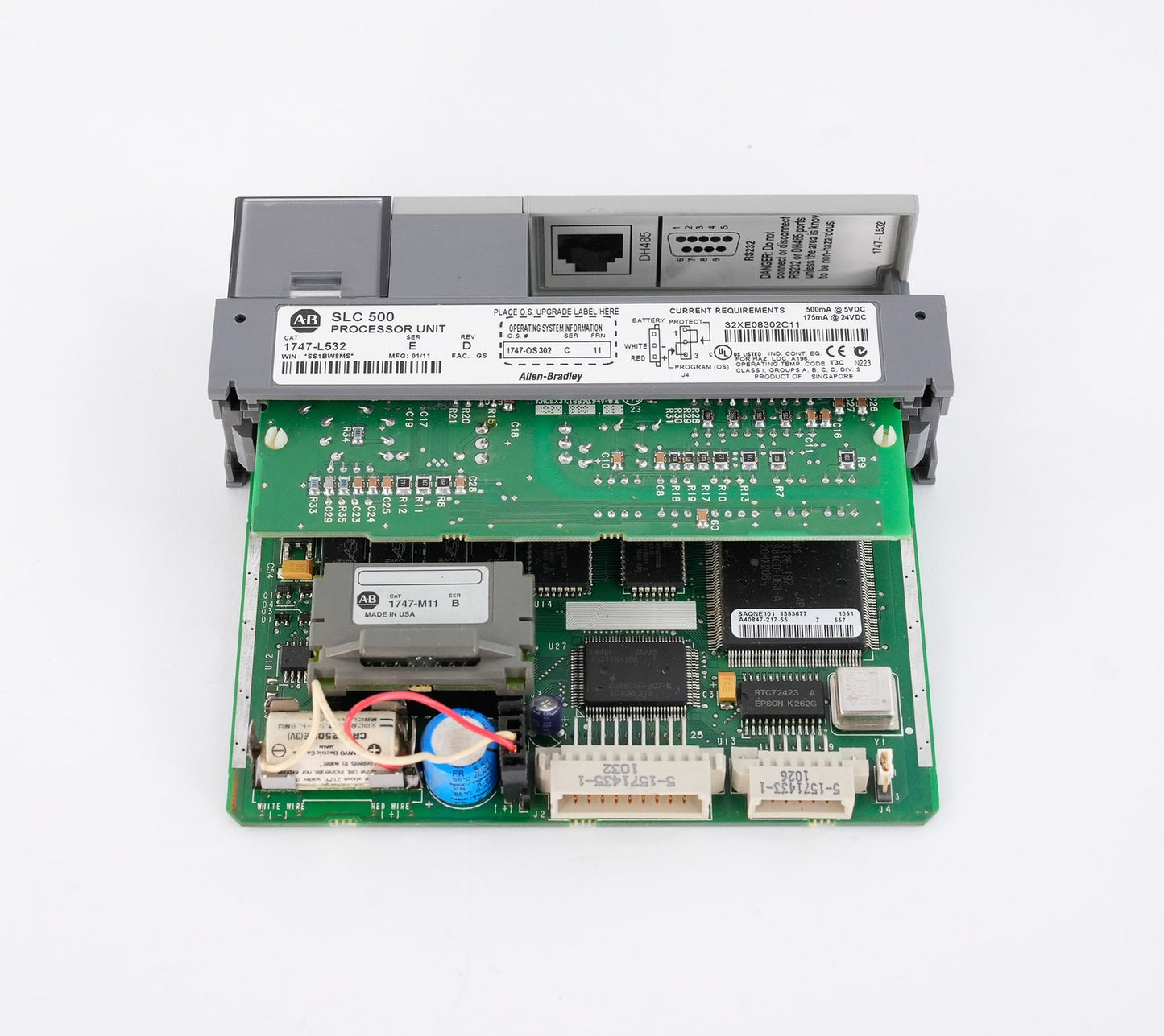 Allen Bradley 1747-L532 /E Rev D SLC 500 Processor Unit 1747L532