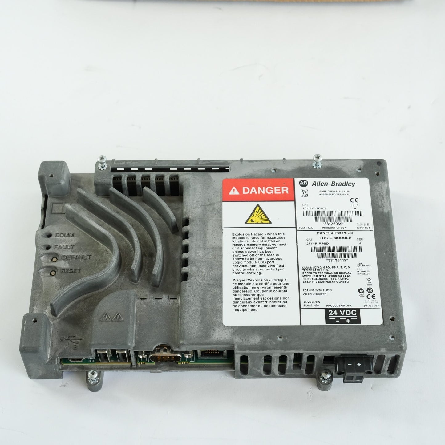 Allen Bradley 2711P-RP9D /A Logic Module 512MB PanelView - Refurbished