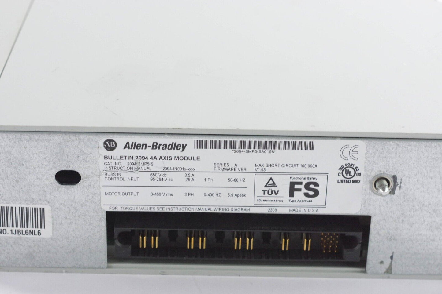 Allen Bradley 2094-BMP5-S SER A Kinetix 6000 Axis Module - Lightly Used