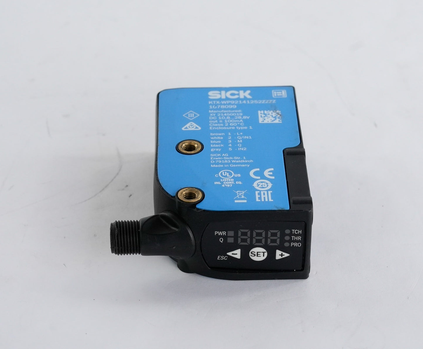 SICK KTX-WP92141252ZZZZ 13mm Contrast Sensor KTXWP92141252ZZZZ