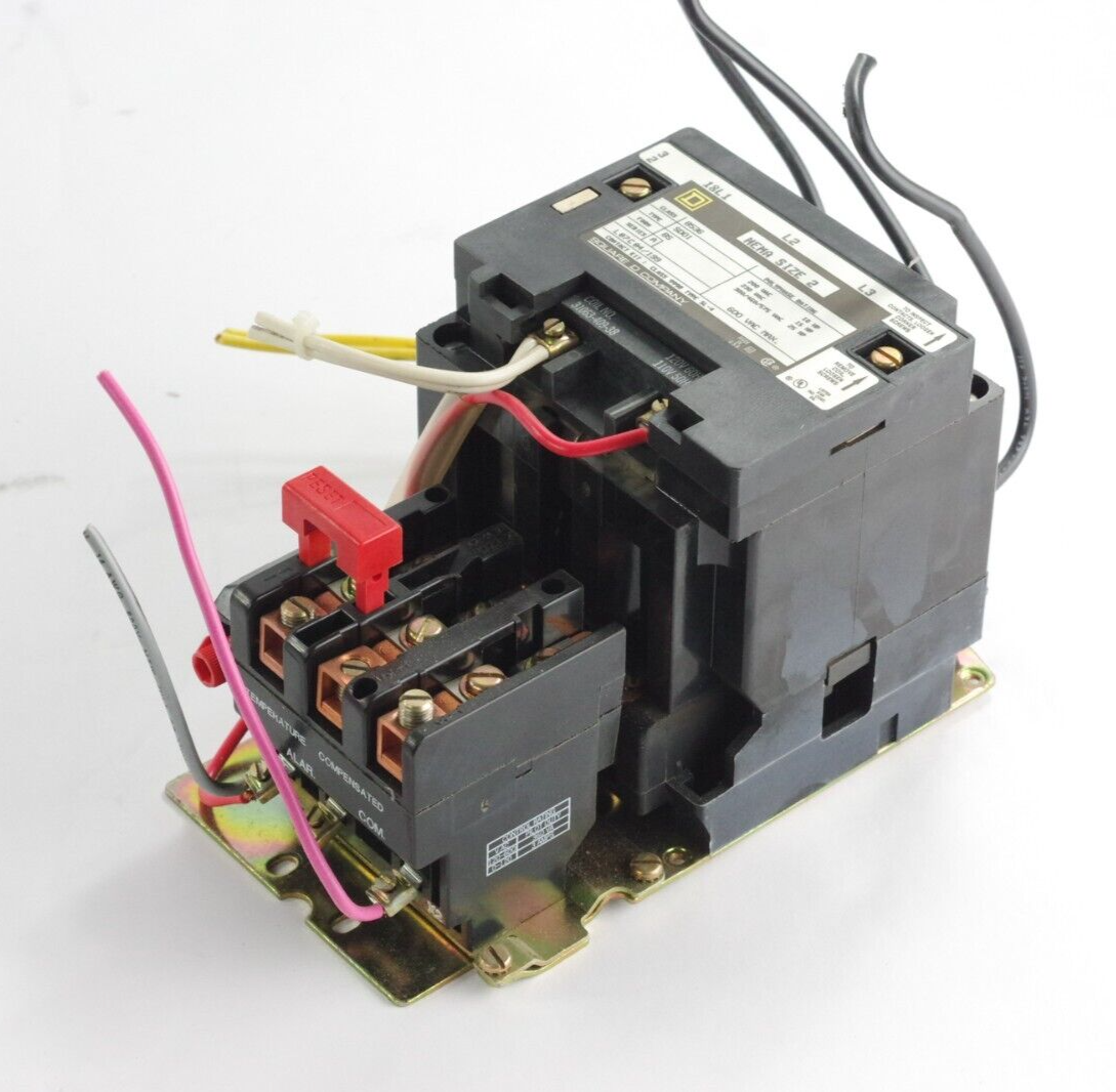 Square D 8536 Motor Starter Type SD01 Coil No. 31063-409-38 120V 60Hz/110V 50Hz