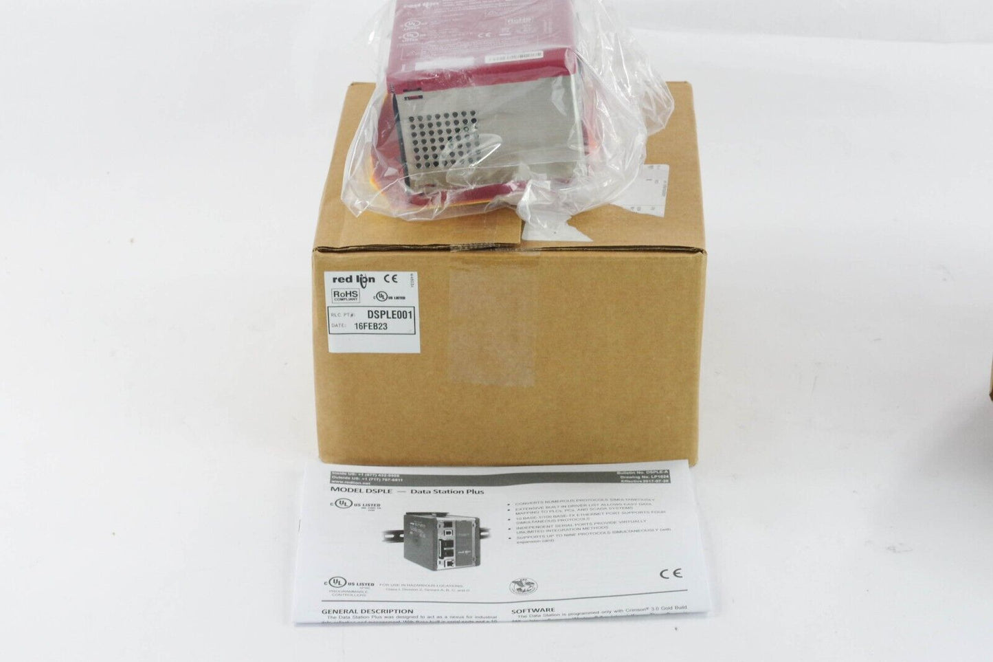 2023 Red Lion DSPLE001 DSP Data Station Plus Protocol Converter - Open Surplus