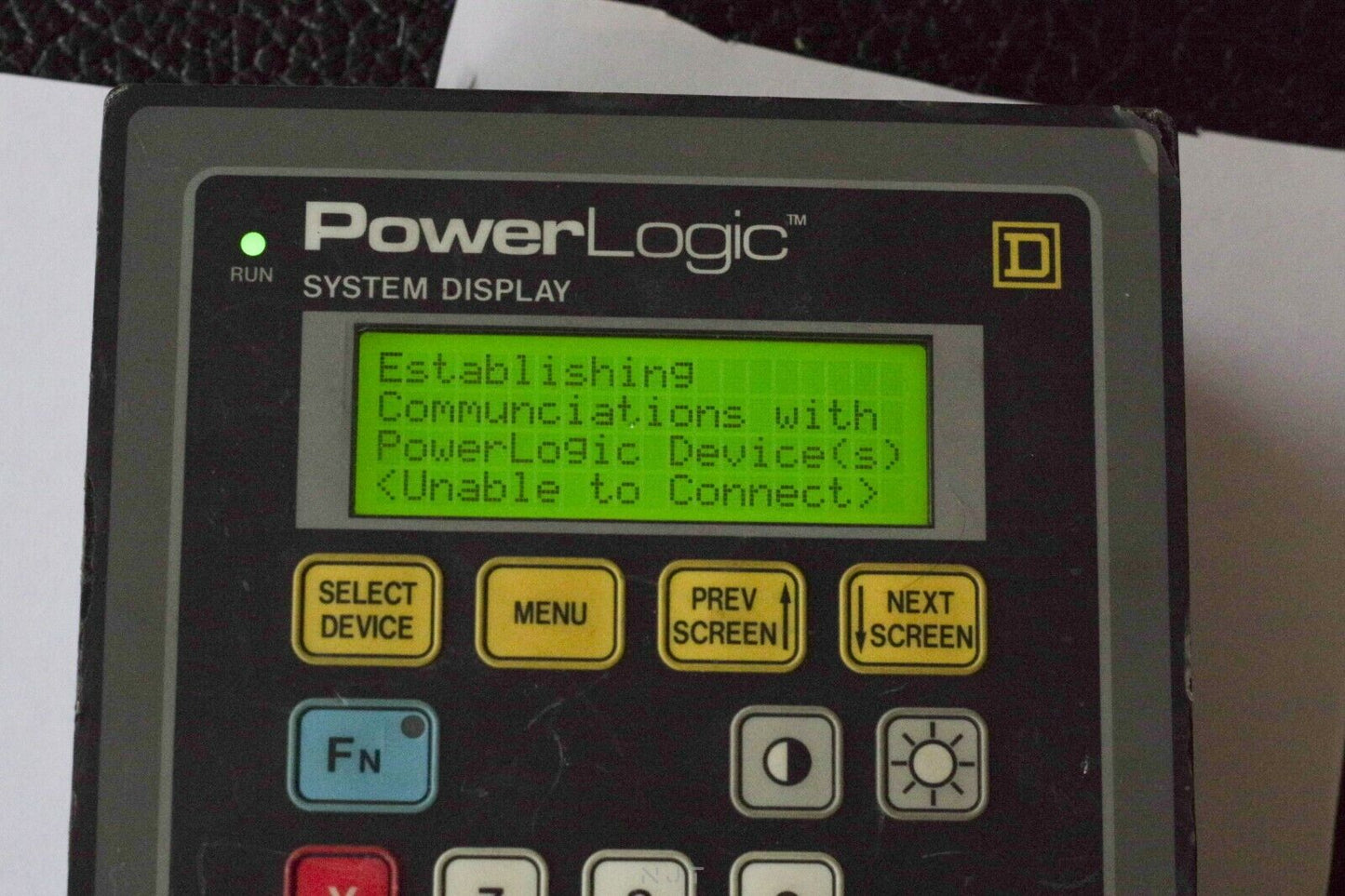 SQUARE D SD-220 CLASS 3050 POWER LOGIC SYSTEM DISPLAY INTERFACE