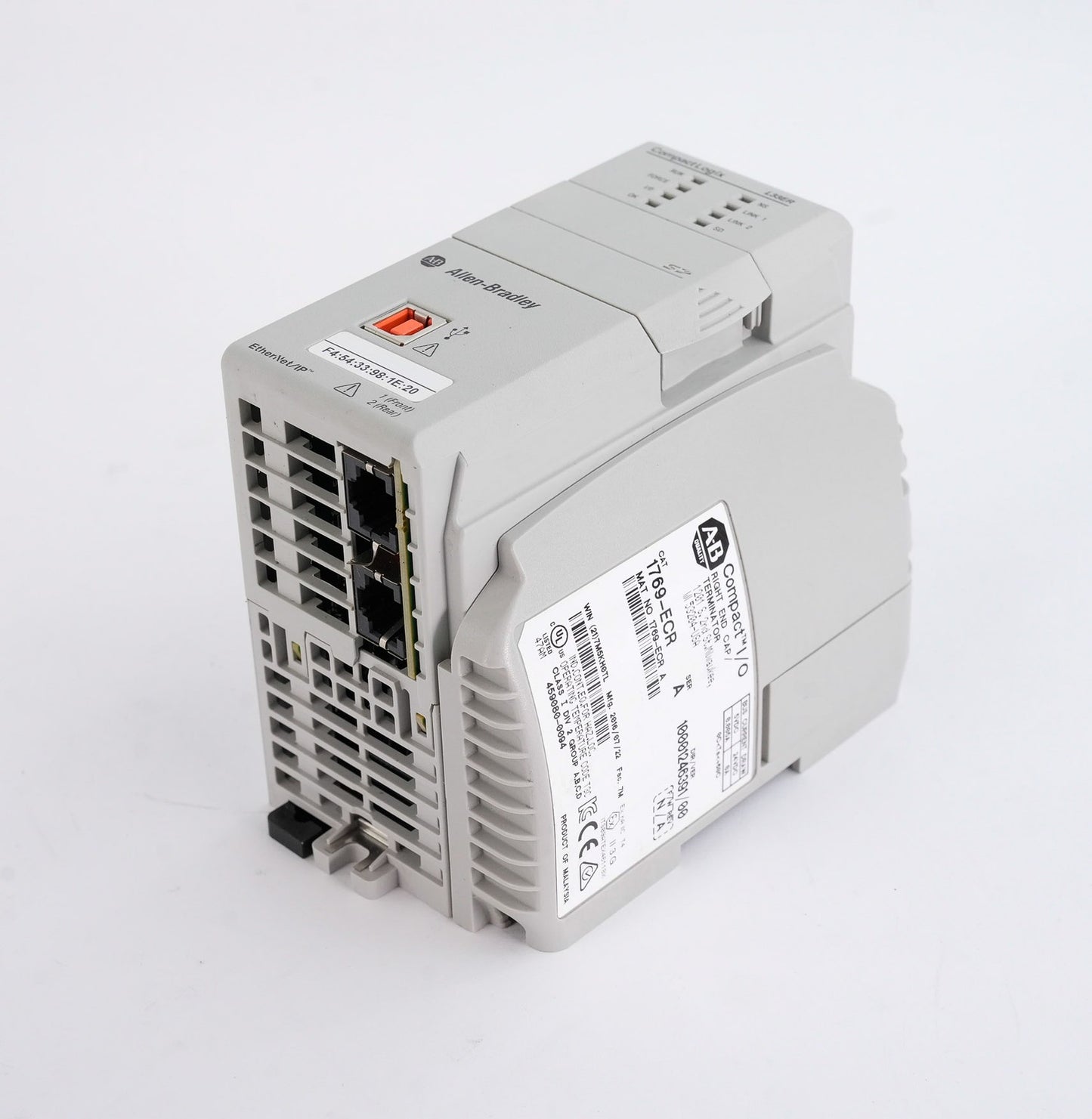 Allen Bradley 1769-L33ER /A CompactLogix 5370 Controller 2MB 1769L33ER + ECR