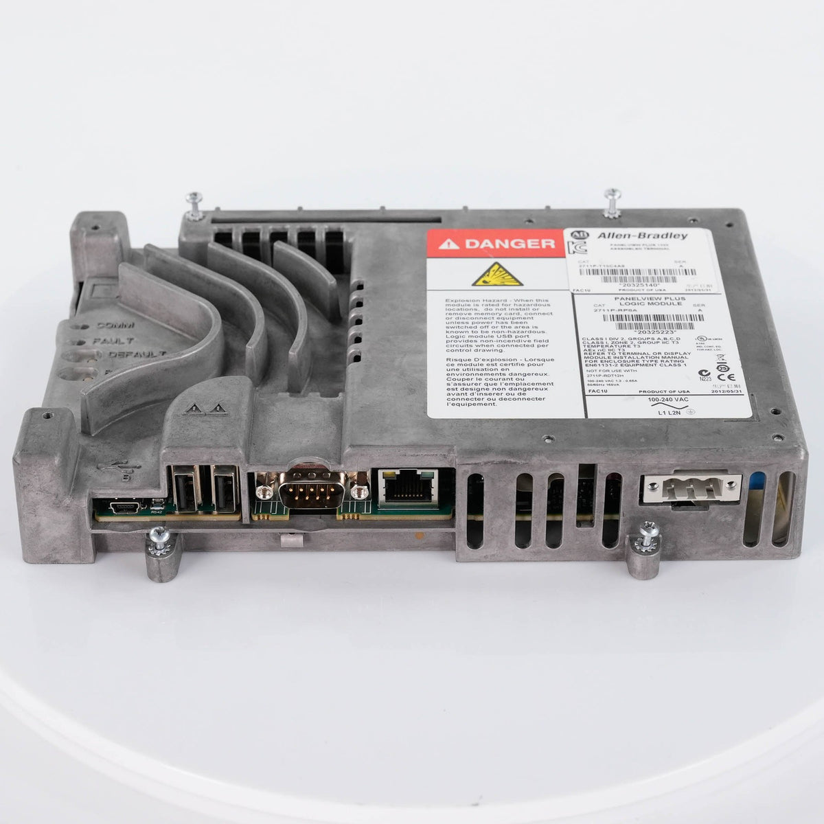 Allen Bradley 2711P-RP8A Ser A PanelView Plus 6 Logic Module 512MB RAM 2711PRP8A