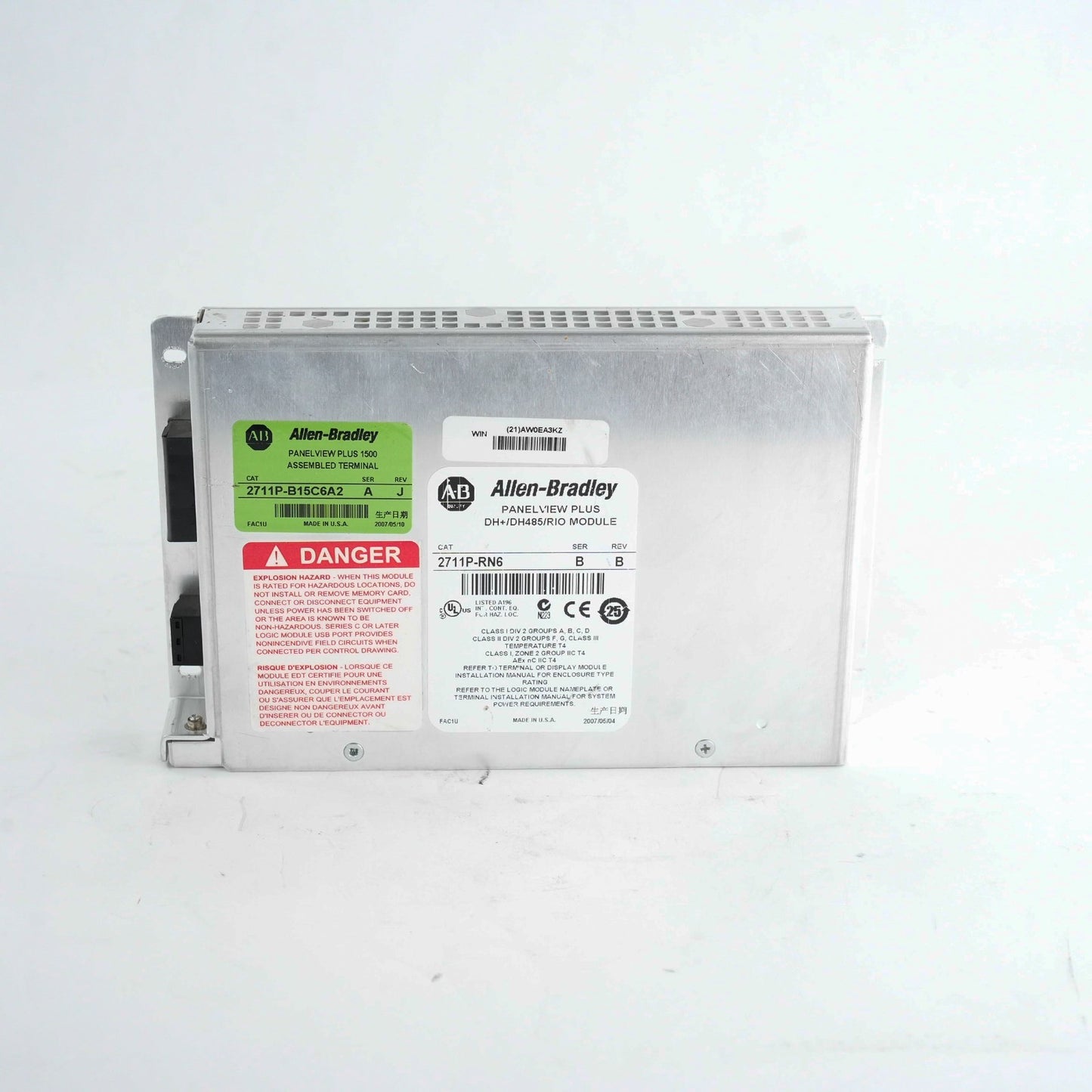 Allen Bradley 2711P-RN6 /B PanelView Plus DH+/DH485/RIO Module 2711PRN6
