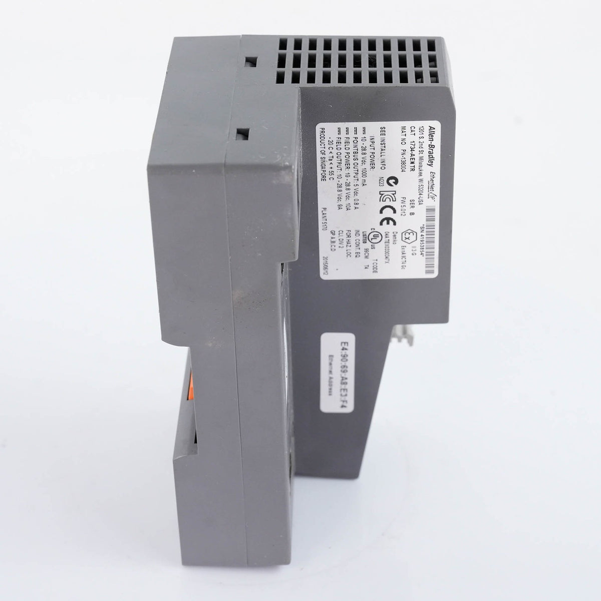 Allen-Bradley 1734-AENTR Ser B POINT I/O Ethernet/IP Dual Port Adapter