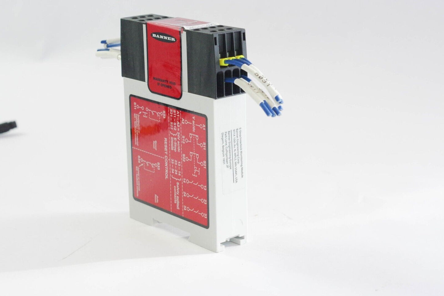 Banner ES-FA-9AA ES SERIES E-STOP AND GM SERIES GUARD MONITORING Safety Relay