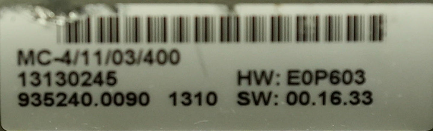 Schneider Electric MC-4/11/03/400 PacDrive MC-4 Servo Drive SW 00.16.33