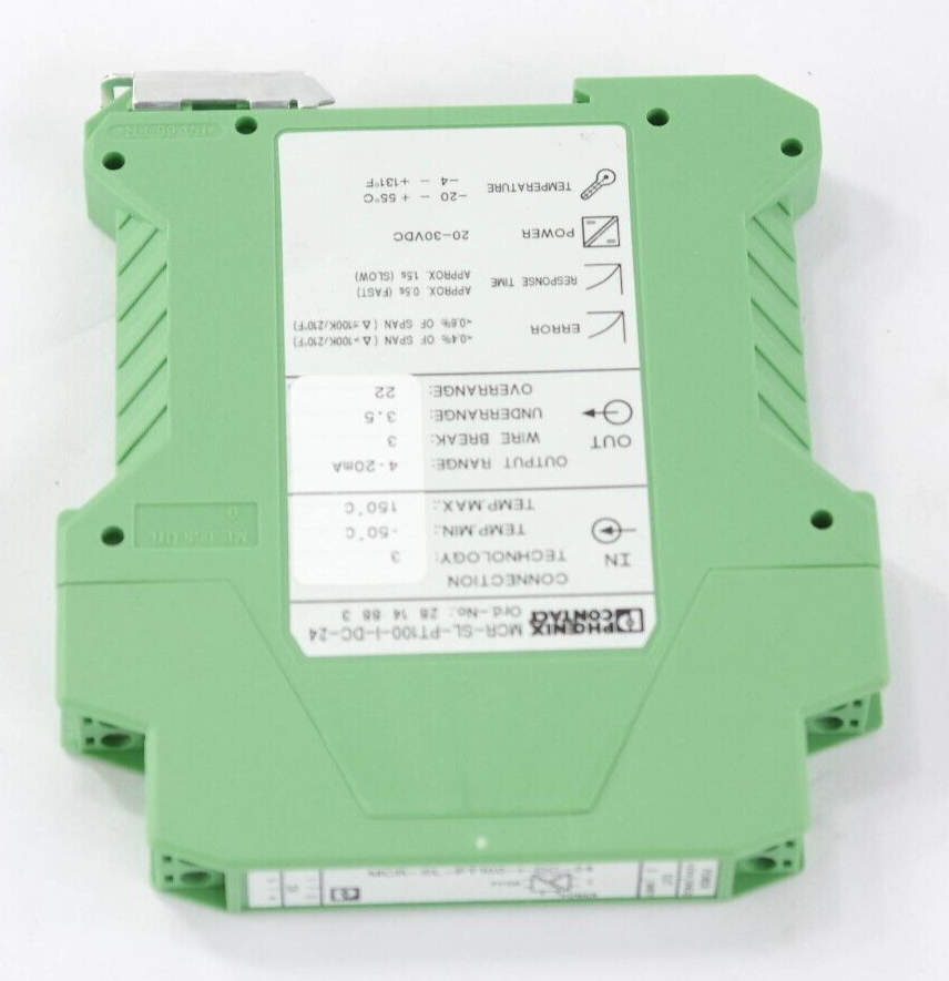 Phoenix contact MCR-SL-PT100-I-DC-24 / MCRSLPT100IDC24 Temperature Transducer