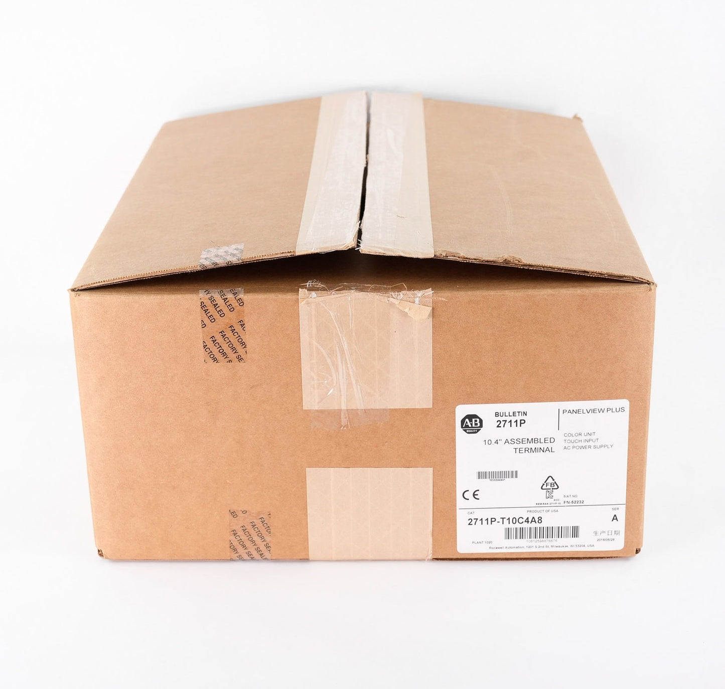 Allen Bradley 2711P-T10C4A8 /A PanelView Plus 1000 + 2711p-RDT10C /C - Open Box