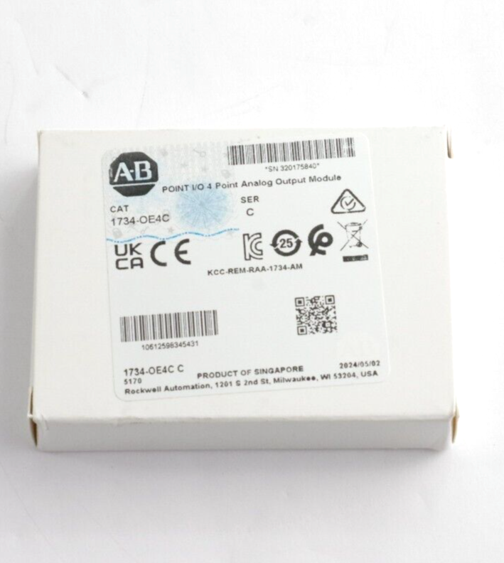 Allen Bradley 1734-OE4C /C Point I/O 4-Point Output Module - Sealed Surplus