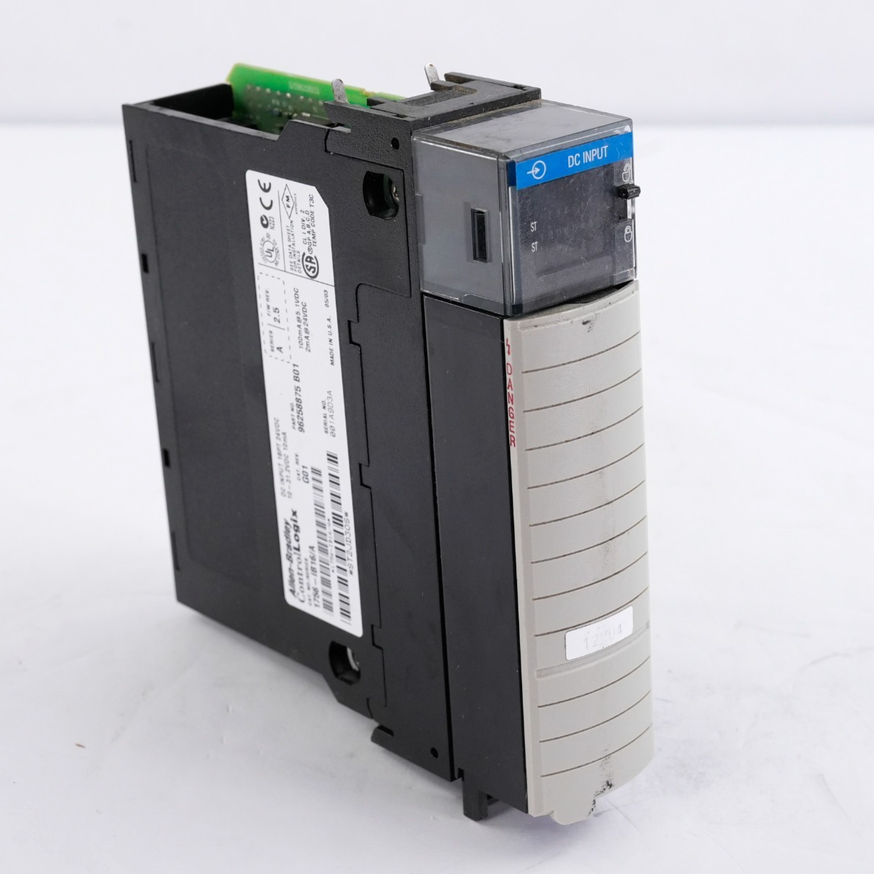 Allen Bradley 1756-IB16 /A CAT. REV. G01 F/W REV. 2.5 Input Module 1756IB16