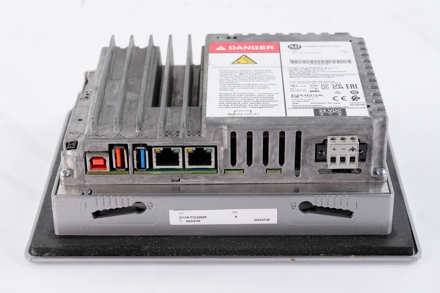 Allen Bradley 2711P-T7C22D9P /B PanelView Plus 7 HMI Display Panel 2711PT7C22D9P