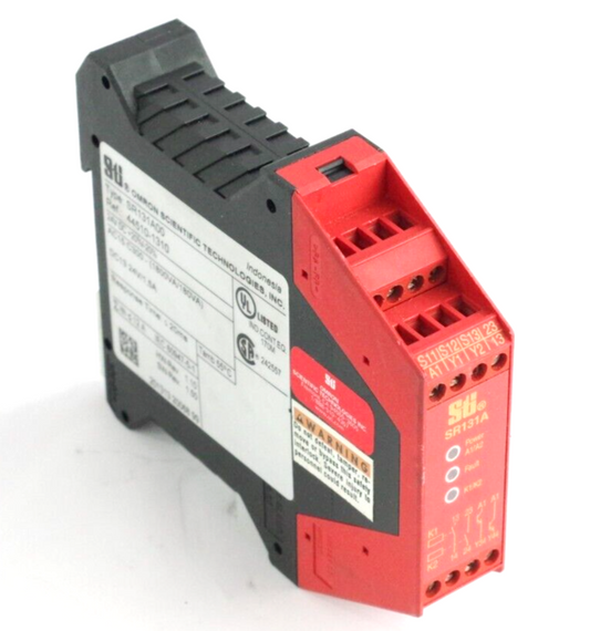 Scientific Technologies STI SR131A00 Dual-Channel Safety Monitoring Relay 24VDC