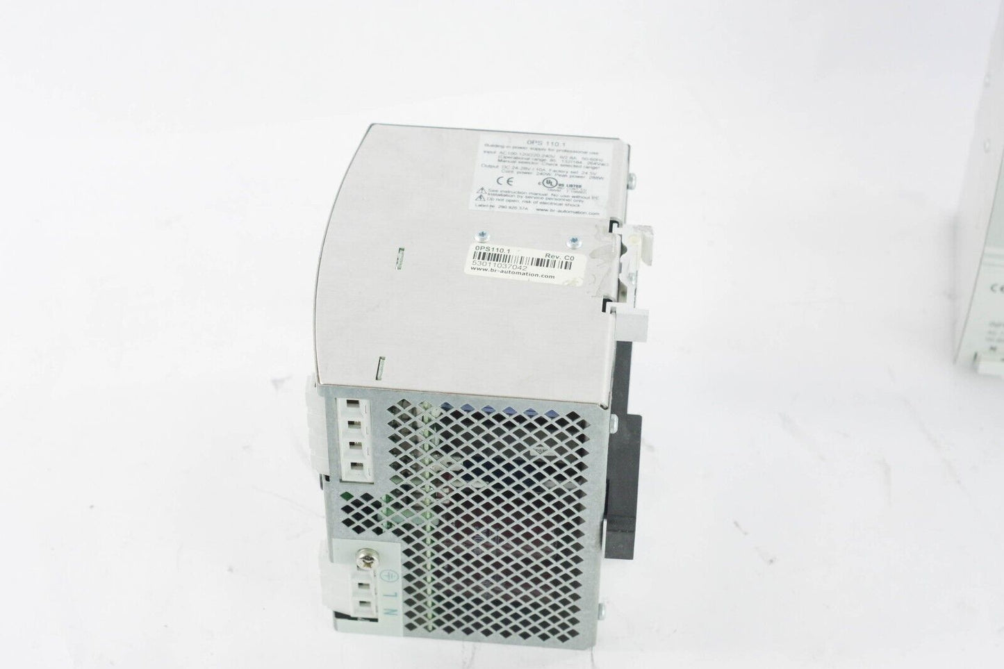 B&R Automation PS 110 Power Supply OPS110.1 Rev. C0 24VDC 10A 53011037042