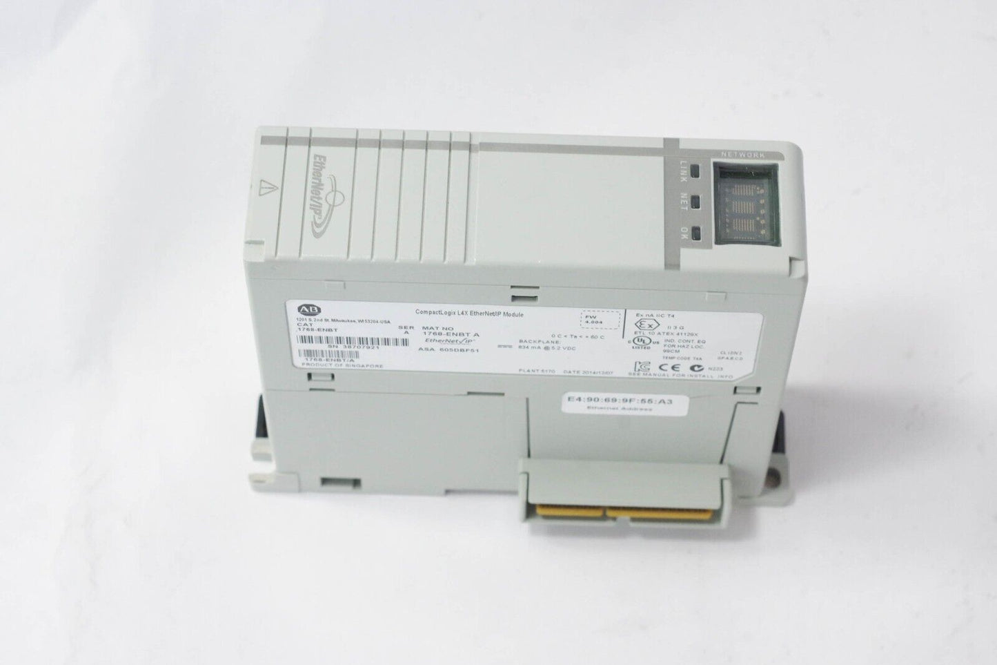 Allen Bradley 1768-ENBT /A COMPACTLOGIX ETHERNET/IP BRIDGE MODULE