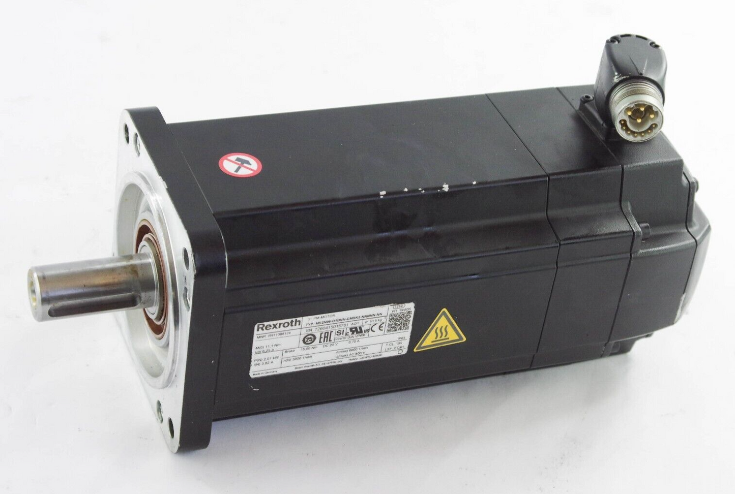 Rexroth MS2N06-D1BNN-CMSK2-NNNNN-NN / MS2N06D1BNNCMSK2NNNNNNN Servo Motor