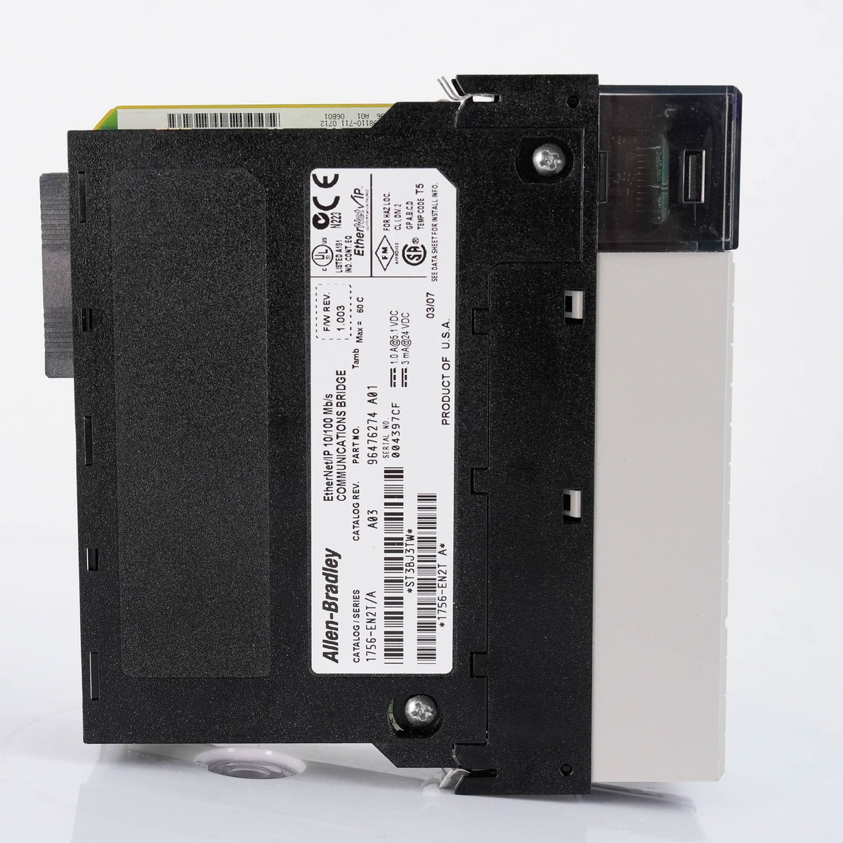 Allen Bradley 1756-EN2T Ser A ControlLogix EtherNet/IP Bridge Module 1756EN2T A