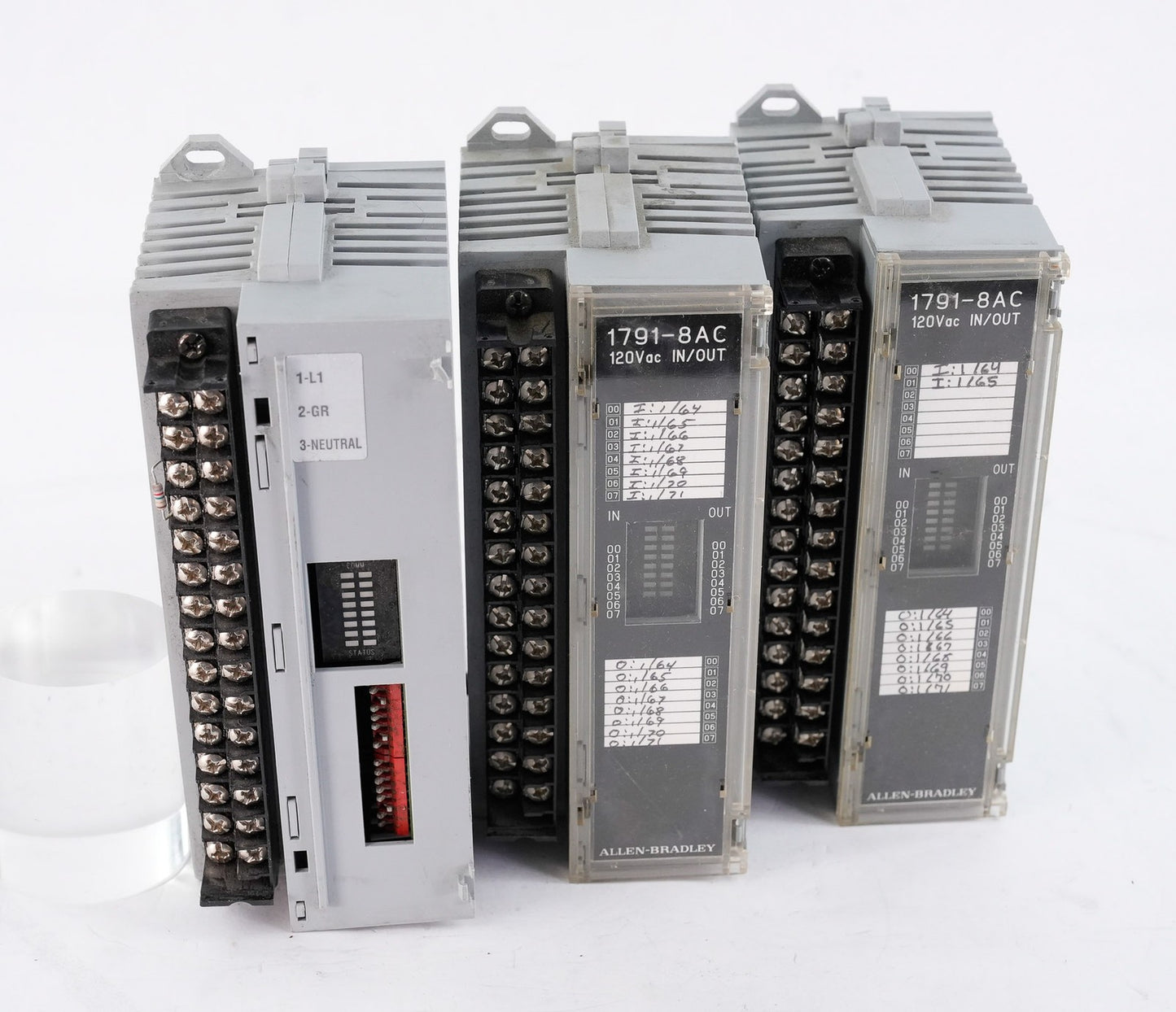 Allen Bradley 1791-8AC /B Rev. A01 Block I/O 8 Input 8 Output Module 17918AC