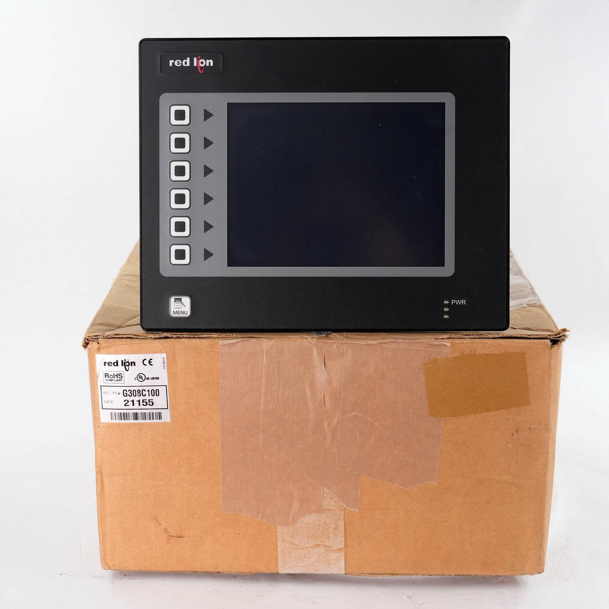 Red Lion G308C100 G3 8 inch Color HMI Operator Interface 24 VDC G308C