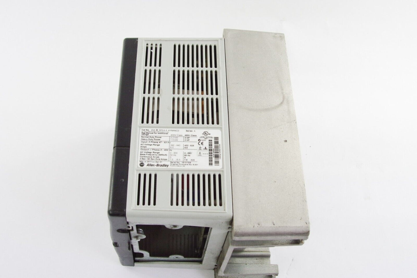 Allen Bradley 20A D 5P0A 0 AYNNNC0 / 20AD5P0A0AYNNNC0 Drive -For Parts or Repair